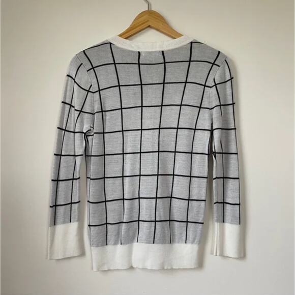 NWT Halogen Windowpane Button Front Cardigan Small - Picture 8 of 8